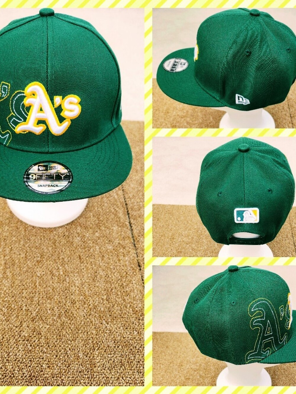 OAKLAND ATHLETICS MLB BASEBALL SNAPBACK HAT.